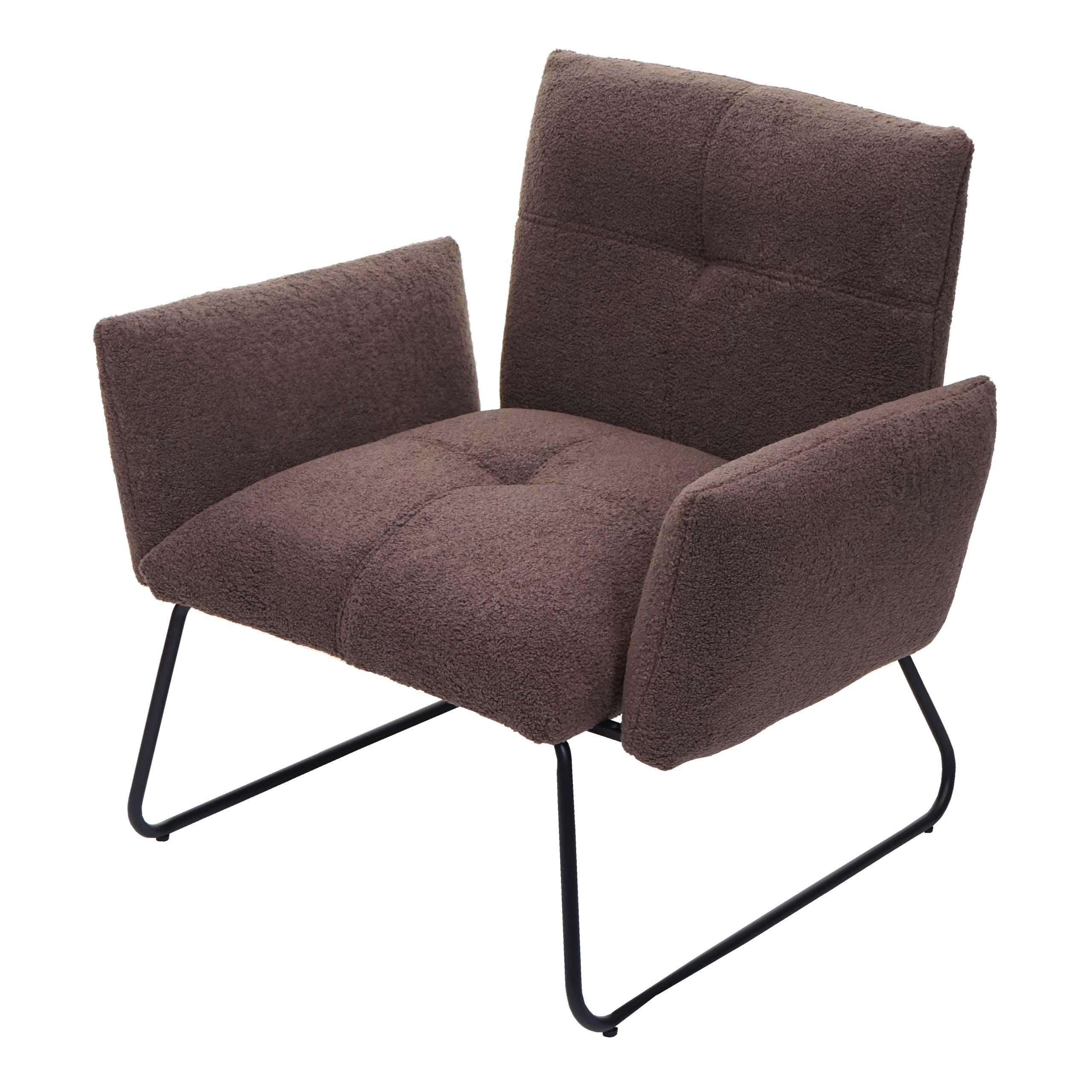 LOUNGE-SESSEL Braun - Braun, Textil (87/79/70cm) - MCW