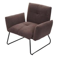 LOUNGE-SESSEL Braun - Braun, Textil (87/79/70cm) - MCW