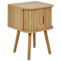 NACHTTISCH Braun Selah - Braun, Holzwerkstoff (40/40/54cm) - Beliani