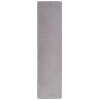 TREND VELOURS LÄUFER TEPPICH JOY - Grau, Textil (100/100cm) - Snapstyle