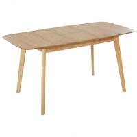 ESSTISCH 120-150/75/75 cm Hellbraun Rechteckig Madox - Hellbraun, Holzwerkstoff (150/75/75cm) - Beliani
