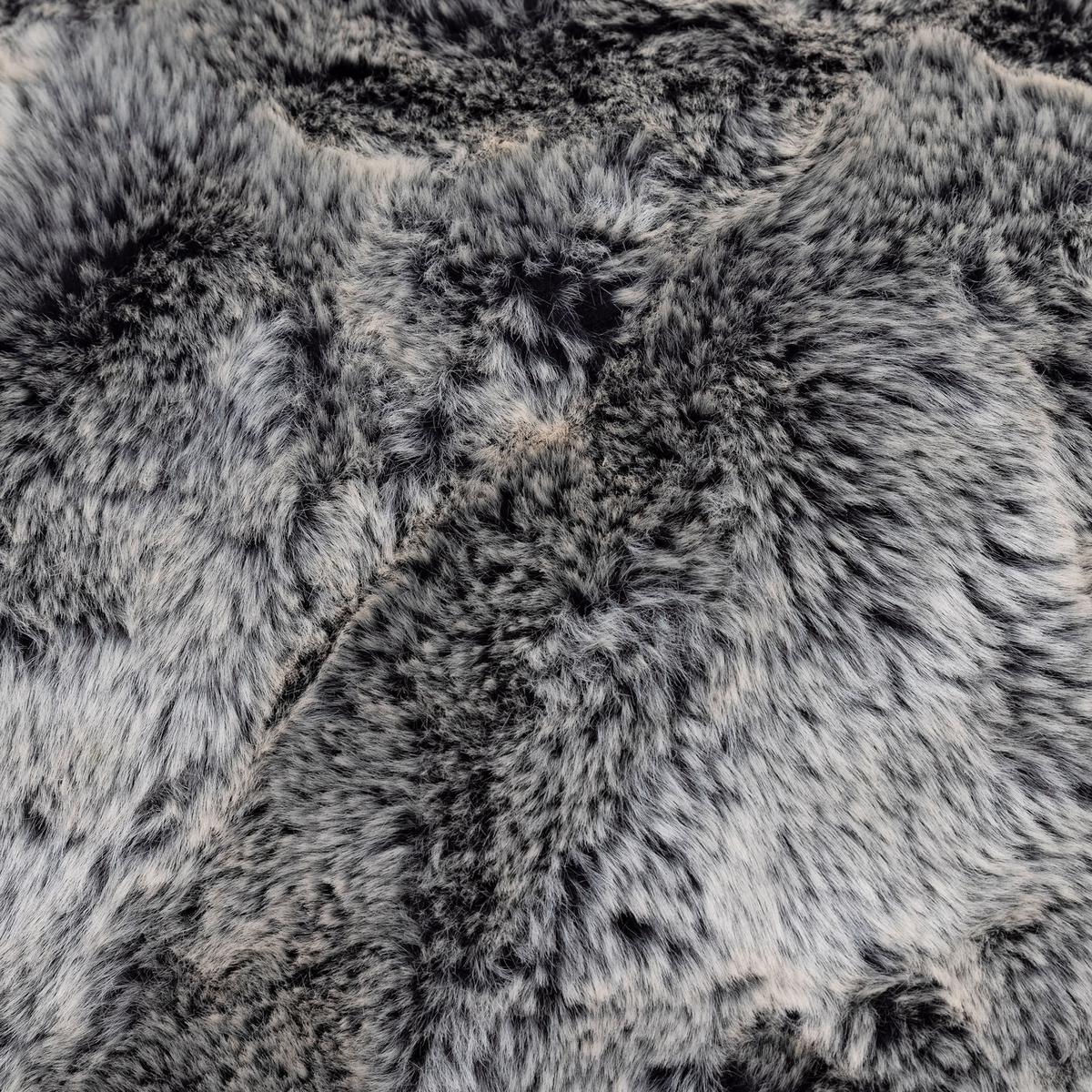 SITZSACK Sessel Kokon aus Kunstfell - Grau, Kunststoff/Textil (87/73/87cm) - icon