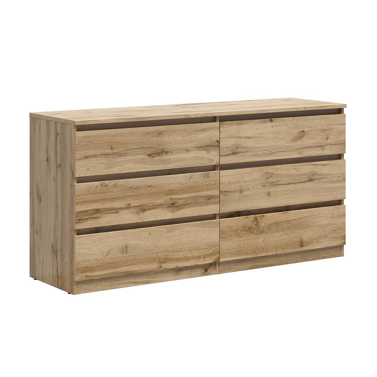 KOMMODE Edwin Holz - Braun, Holzwerkstoff (150/75/45cm) - Petits-meubles