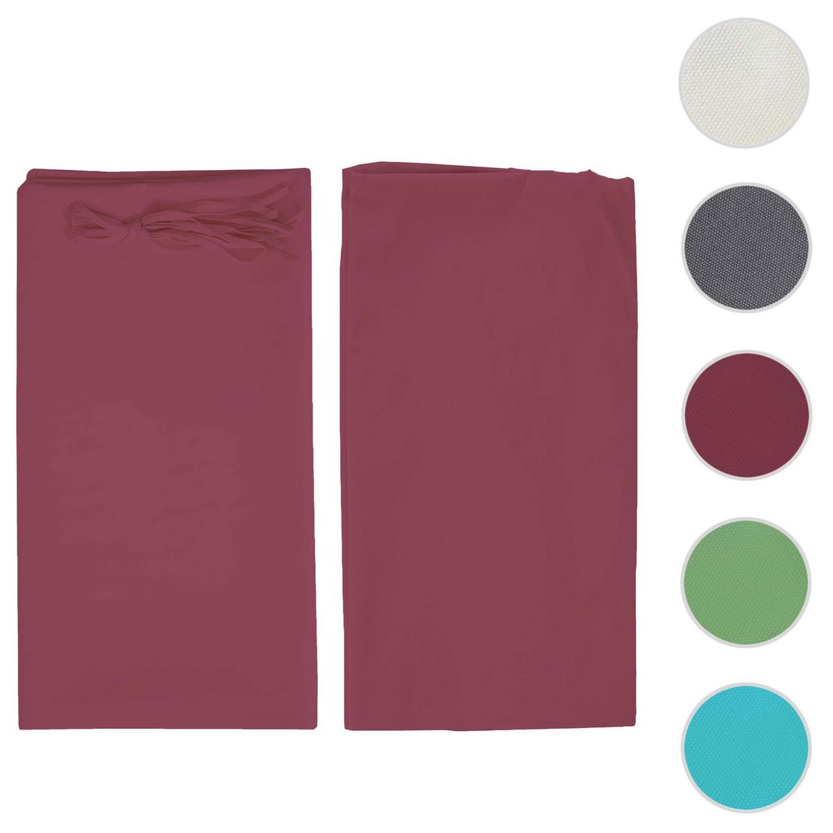 ERSATZBEZUG DACH FÜR PERGOLA BEJA Bordeaux - Bordeaux, Textil (372/1/596cm) - MCW