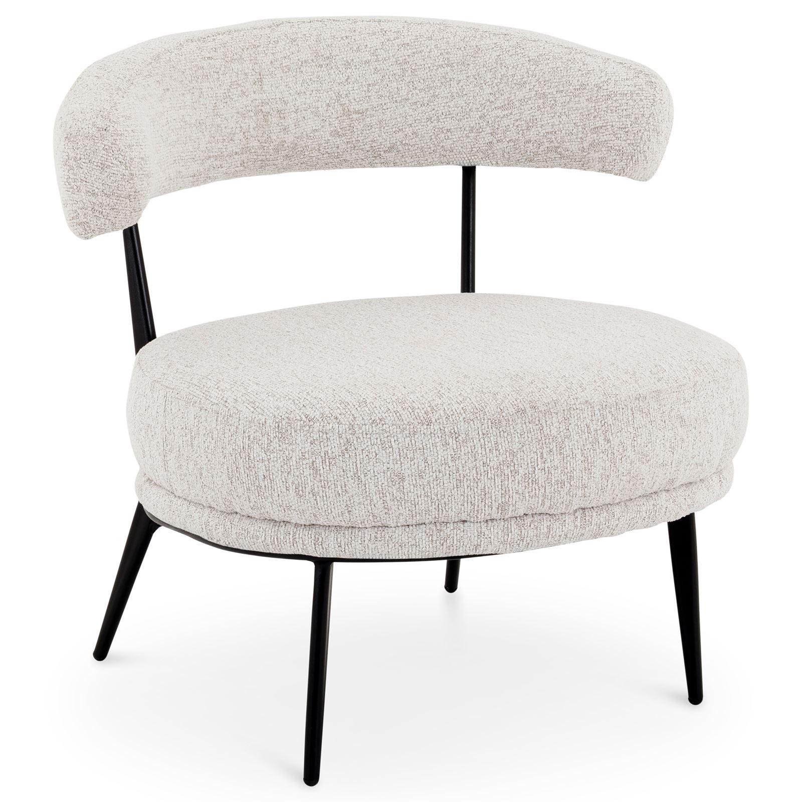 LOUNGESESSEL MANAO - Beige, Textil (62/68/68cm) - IDIMEX