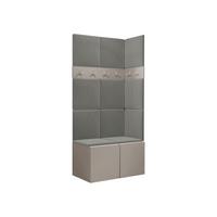GARDEROBEN-SET Orion I - Kaschmir/Grau, Holzwerkstoff/Kunststoff (84/186/46cm) - MIRJAN24