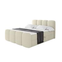 BOXBETT mit Matratze H4 und Lattenrost - NINA-Z - 140x200 cm - Beige - Sandfarben, Holzwerkstoff (140/200cm)
