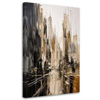 LEINWANDBILD Abstraktion 20x30cm - Beige, Textil (20/30cm) - Feeby