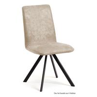 ESSZIMMERSTUHL (6er-Set) Datja 47x92x60 Schwarz/Natur - Schwarz/Naturfarben, Kunststoff (60/92/47cm) - 58aufmkessel