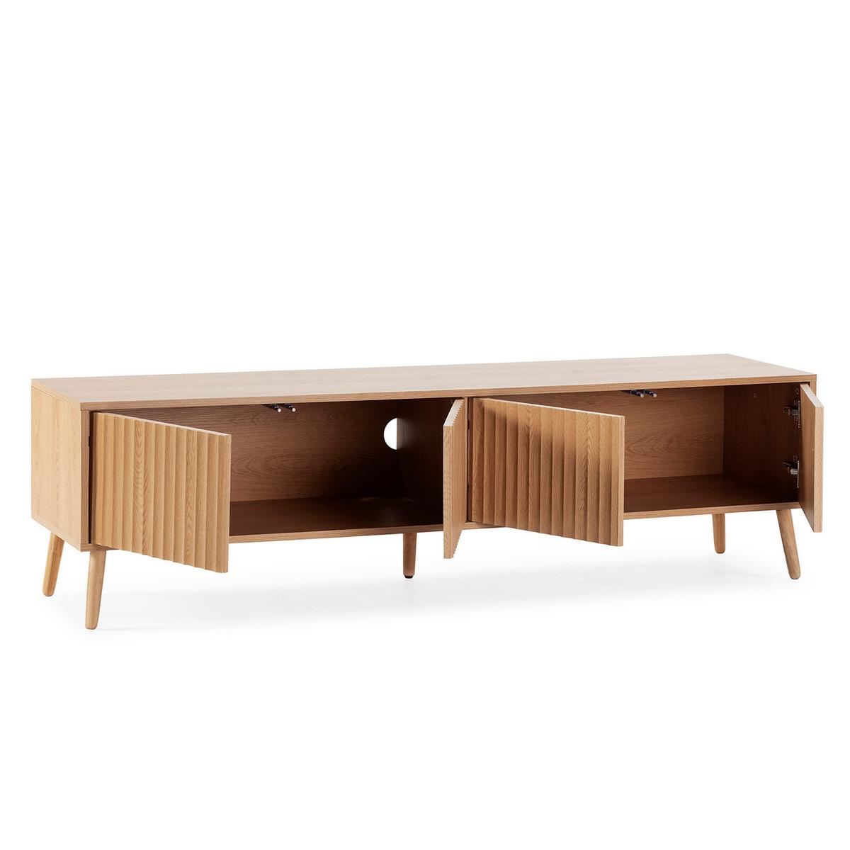 TV-ELEMENT Lluvia 4 Türen Eiche farbe - Honigeiche, Holzwerkstoff (160/45/40cm) - VS Venta-stock