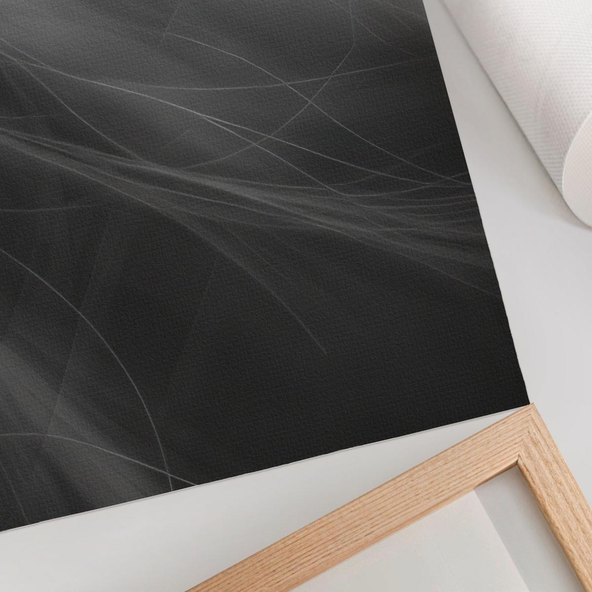 POSTER - 59x84 cm - Pixel - Verfilztes Haar - Weiß, Textil (59/84/0.1cm) - TULUP