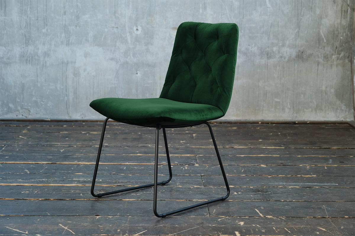 STUHL NEW CHARME Smaragdgrün Velvet (1er-Set) - Smaragdgrün, Textil (52/87/66cm) - KAWOLA