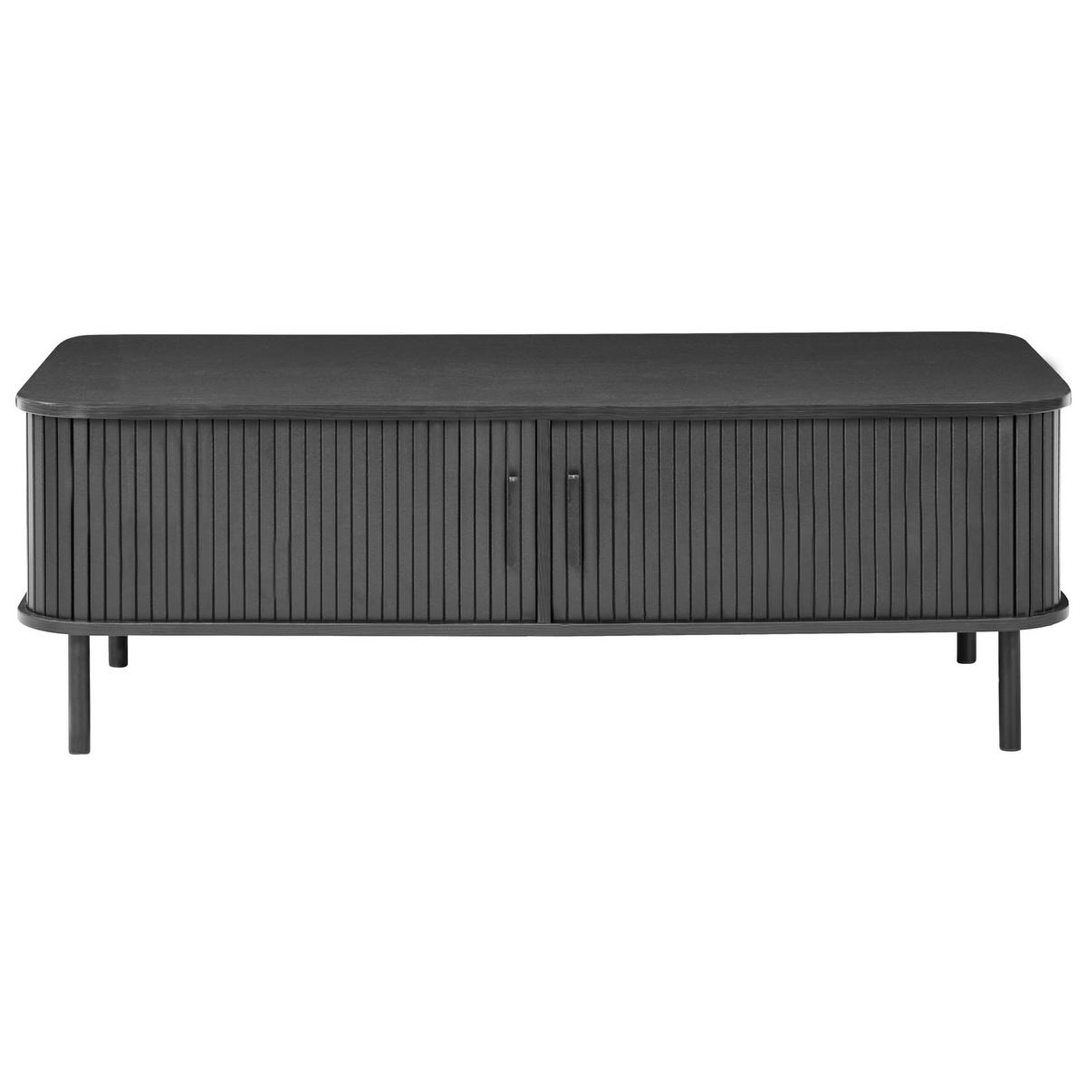 COUCHTISCH Schwarz Bradley - Schwarz, Holzwerkstoff (120/60/41cm) - Beliani