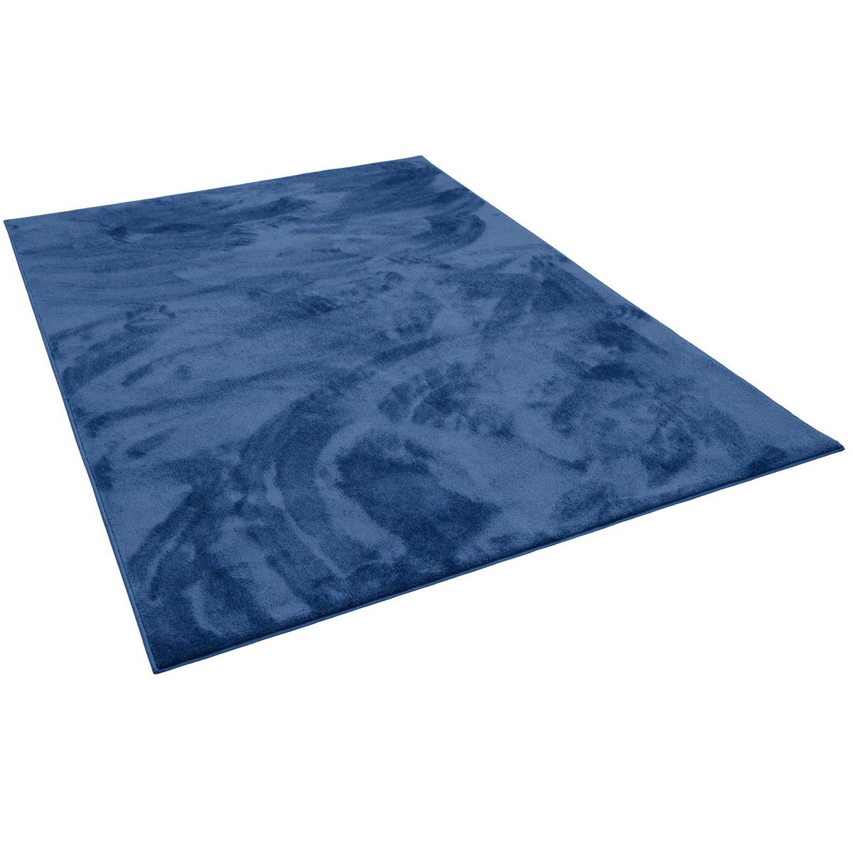 HOCHFLOR LANGFLOR TEPPICH SUPER SOFT MELIA - Dunkelblau, Textil (120/160cm) - Pergamon