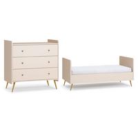 BABYZIMMER 2-teilig Lunea Kaschmir - Beige, Holzwerkstoff (143.4/91/74.8cm) - Petits-meubles