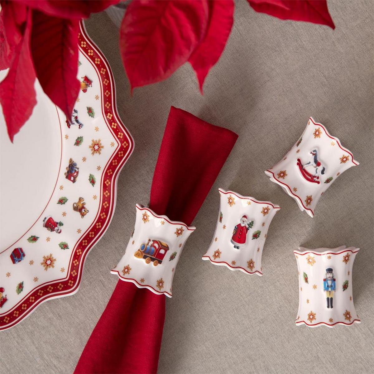 SERVIETTENRINGE Toy's Delight bunt 4-tlg. - Multicolor, Keramik (5/5.5cm) - Villeroy & Boch