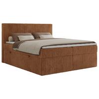 BOXBETT TILIANO 160/200 - Orange Cord - H4 - Orange, Textil (160/200cm) - MKS