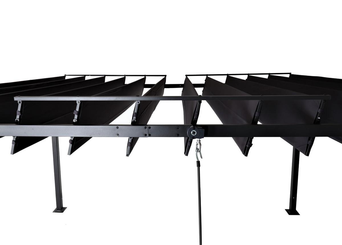 PERGOLA Anthrazit - Anthrazit, Metall (388/213/295cm) - MCW
