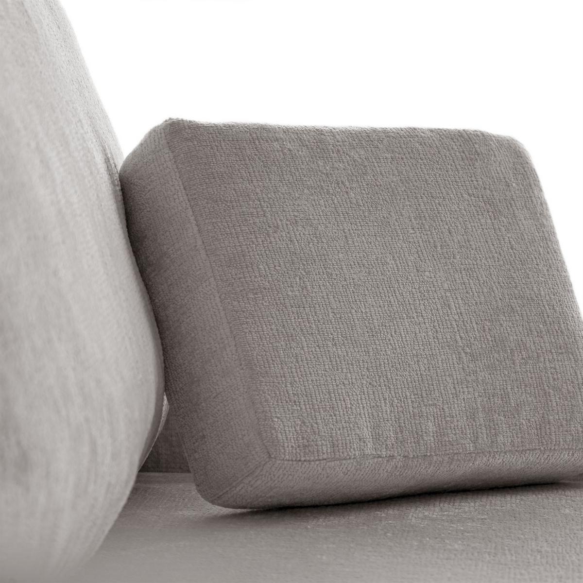 SOFA NUBO mit Schlaffunktion und Bettkasten Harmony 80 - Grau, Textil (205/91/86cm) - Lookway