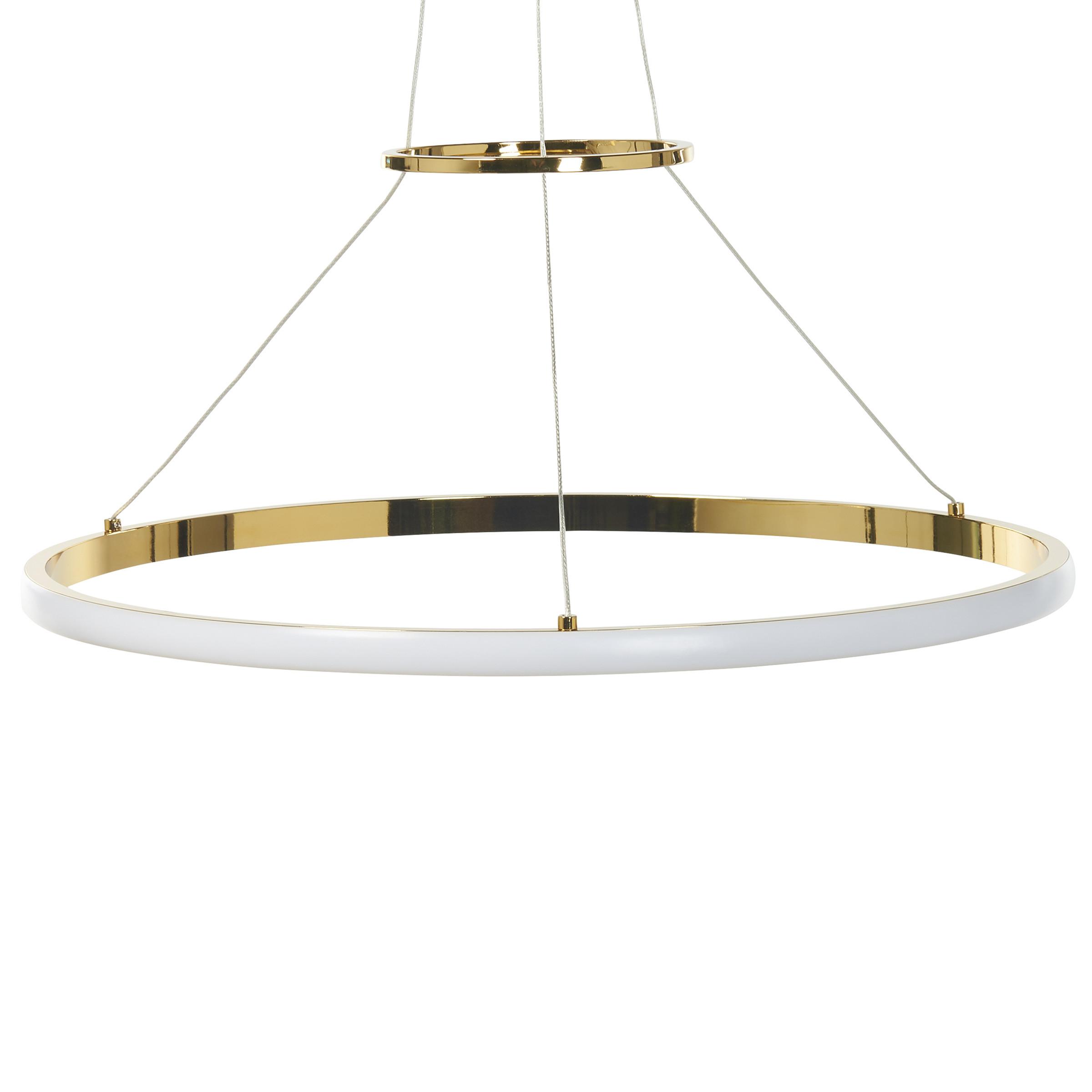 HÄNGELEUCHTE Tano 50/50/104 cm - Goldfarben, Metall (50/50/104cm) - Beliani