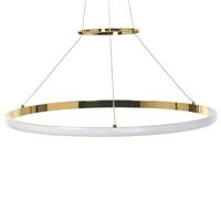 HÄNGELEUCHTE Tano 50/50/104 cm - Goldfarben, Metall (50/50/104cm) - Beliani