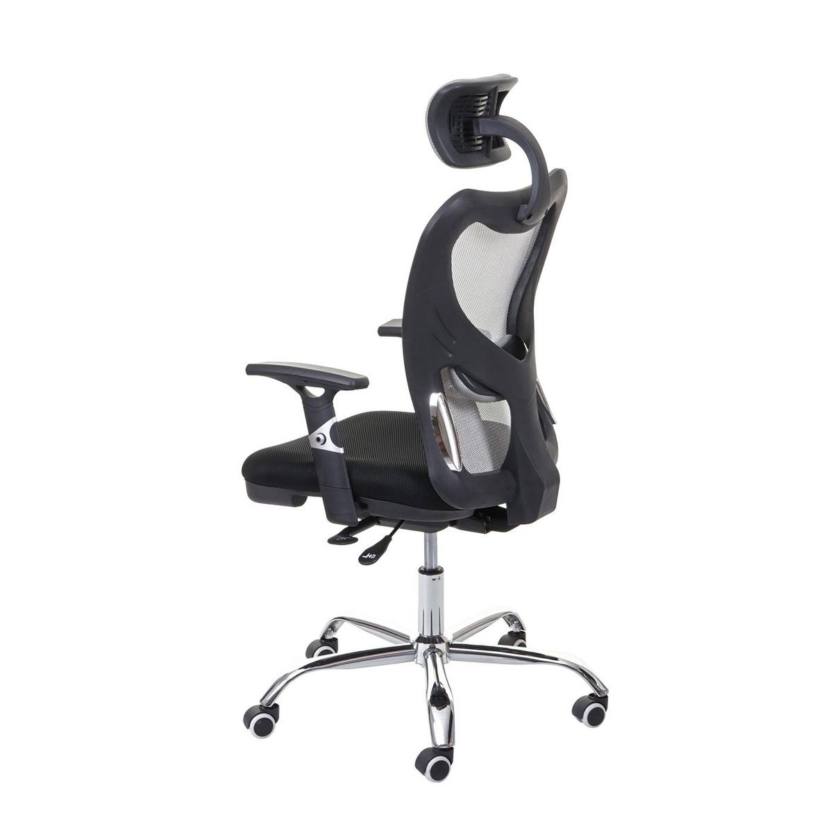 BÜROSTUHL Schwarz, Grau - Schwarz/Grau, Textil (71/130/84cm) - MCW