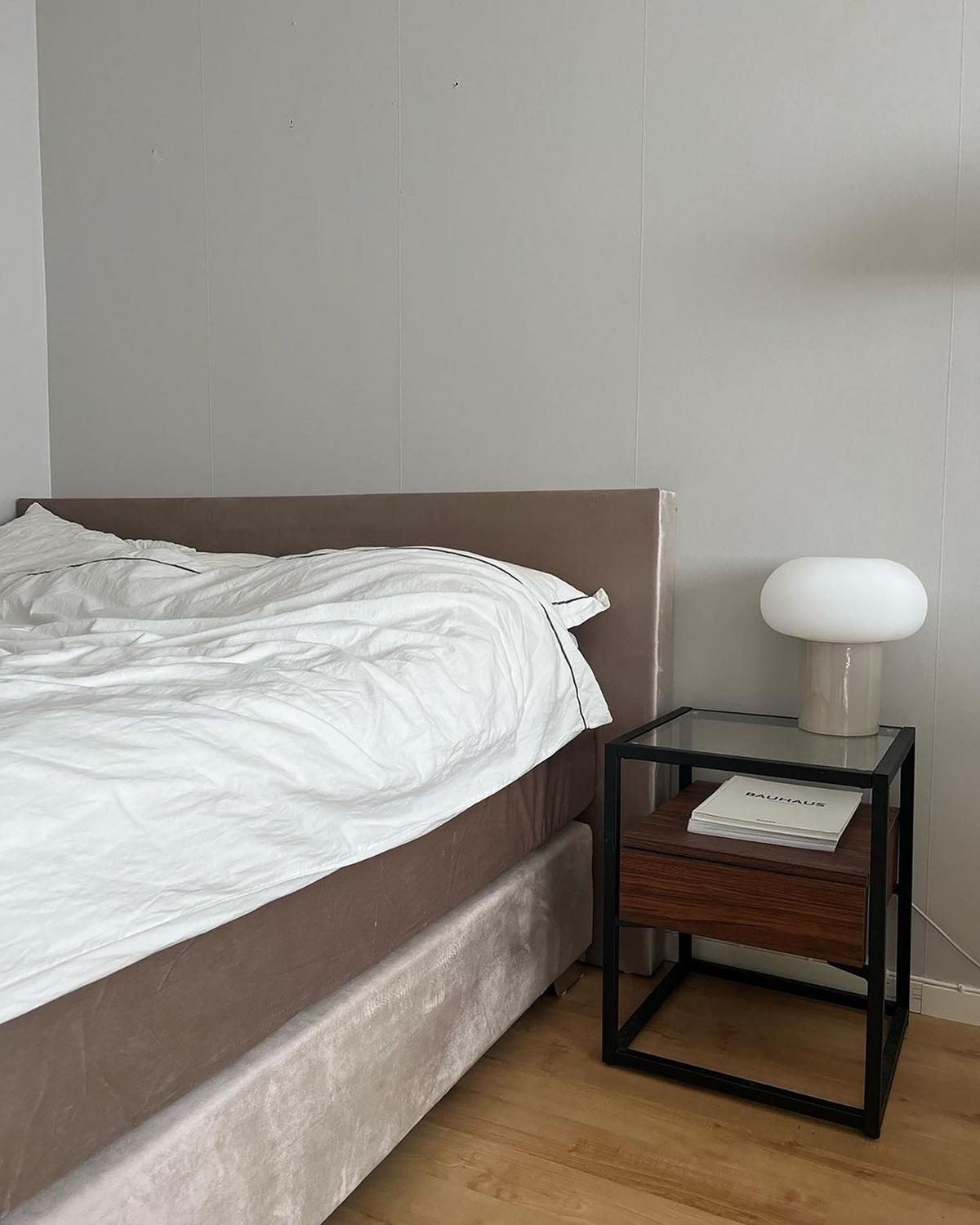 BOXSPRINGBETT 160/200cm Helles Beige Consul - Beige, Textil (160/200cm) - Beliani