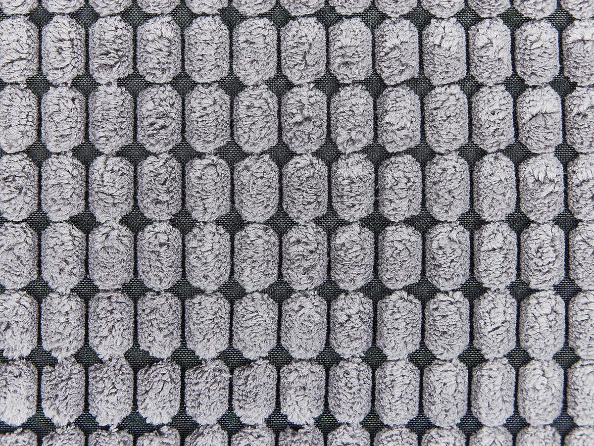 DEKOKISSEN 2er-Set Dunkelgrau 45/45 cm Aspidistra - Dunkelgrau, Textil (45/45cm) - Beliani