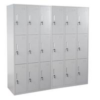 SCHLIESSFACH Grau - Grau, Metall (180/180/50cm) - MCW