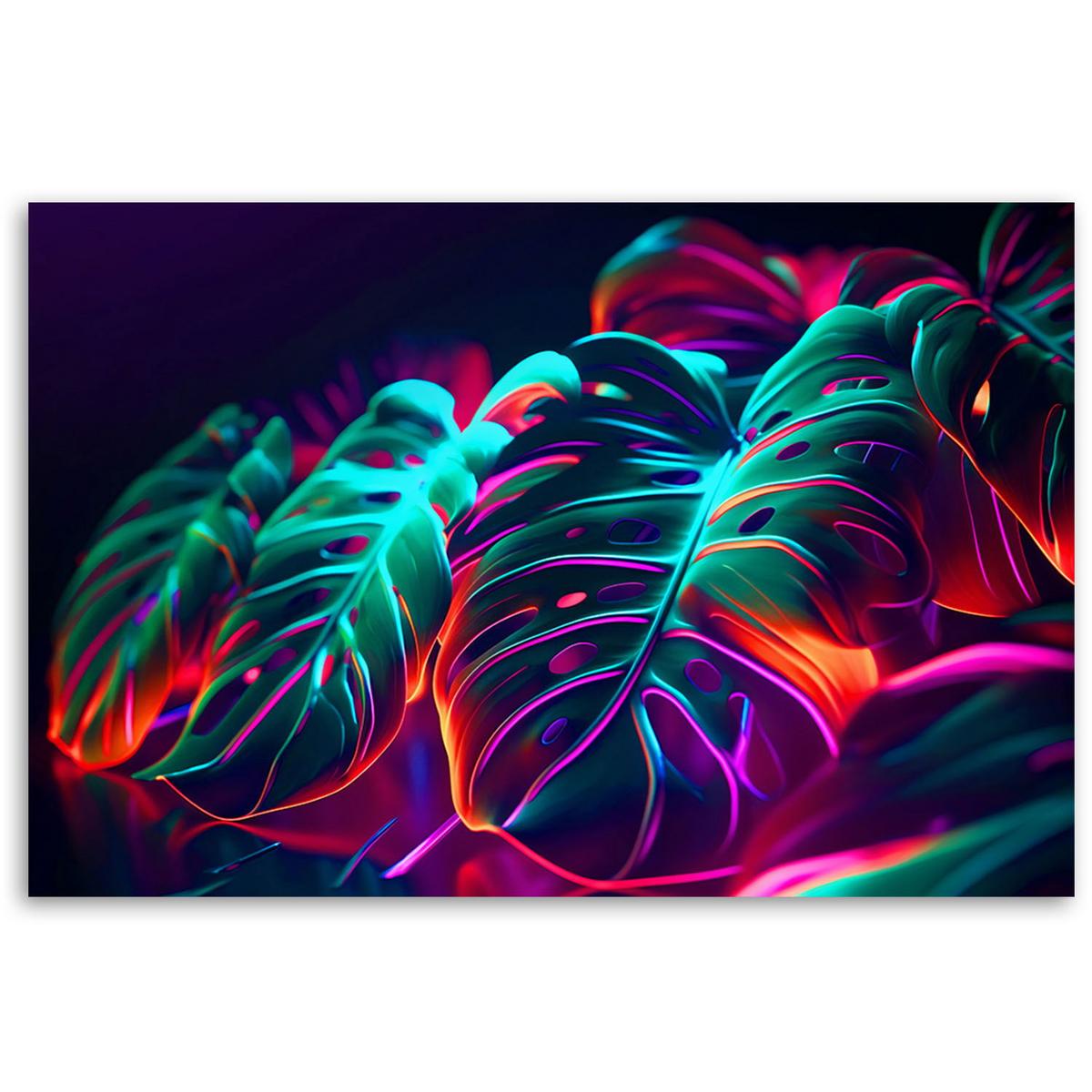 KUNSTDRUCK Bunt 90/60 cm - Multicolor, Textil (90/60cm) - KUNSTLOFT