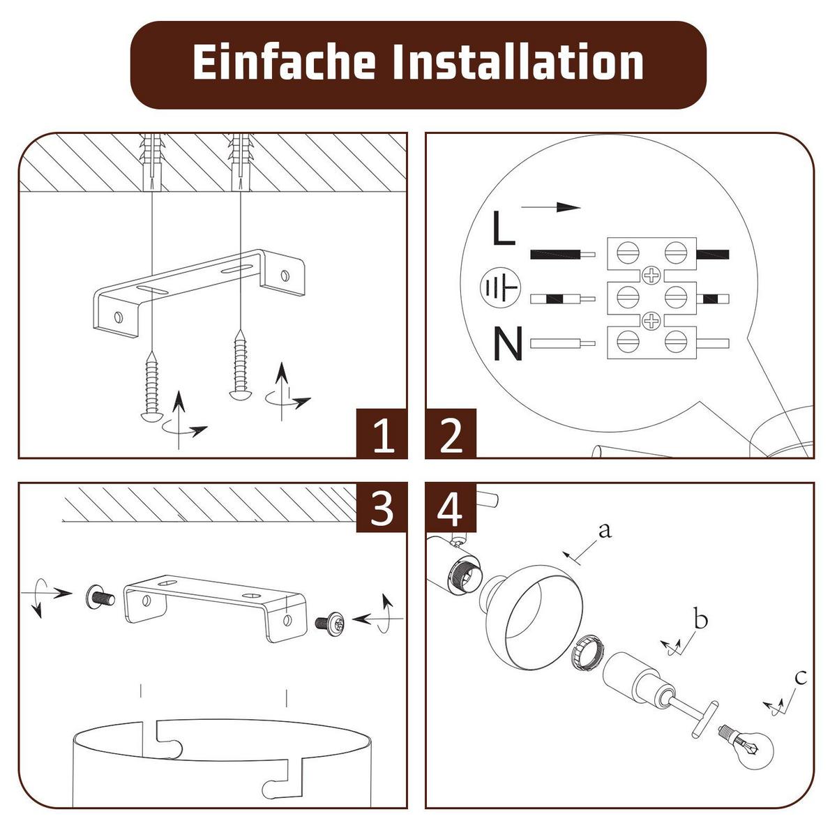 DECKENSTRAHLER Ferguson 6-flammig 17.5/11/150 cm - Weiß, Metall (17.5/11/150cm) - Nettlife
