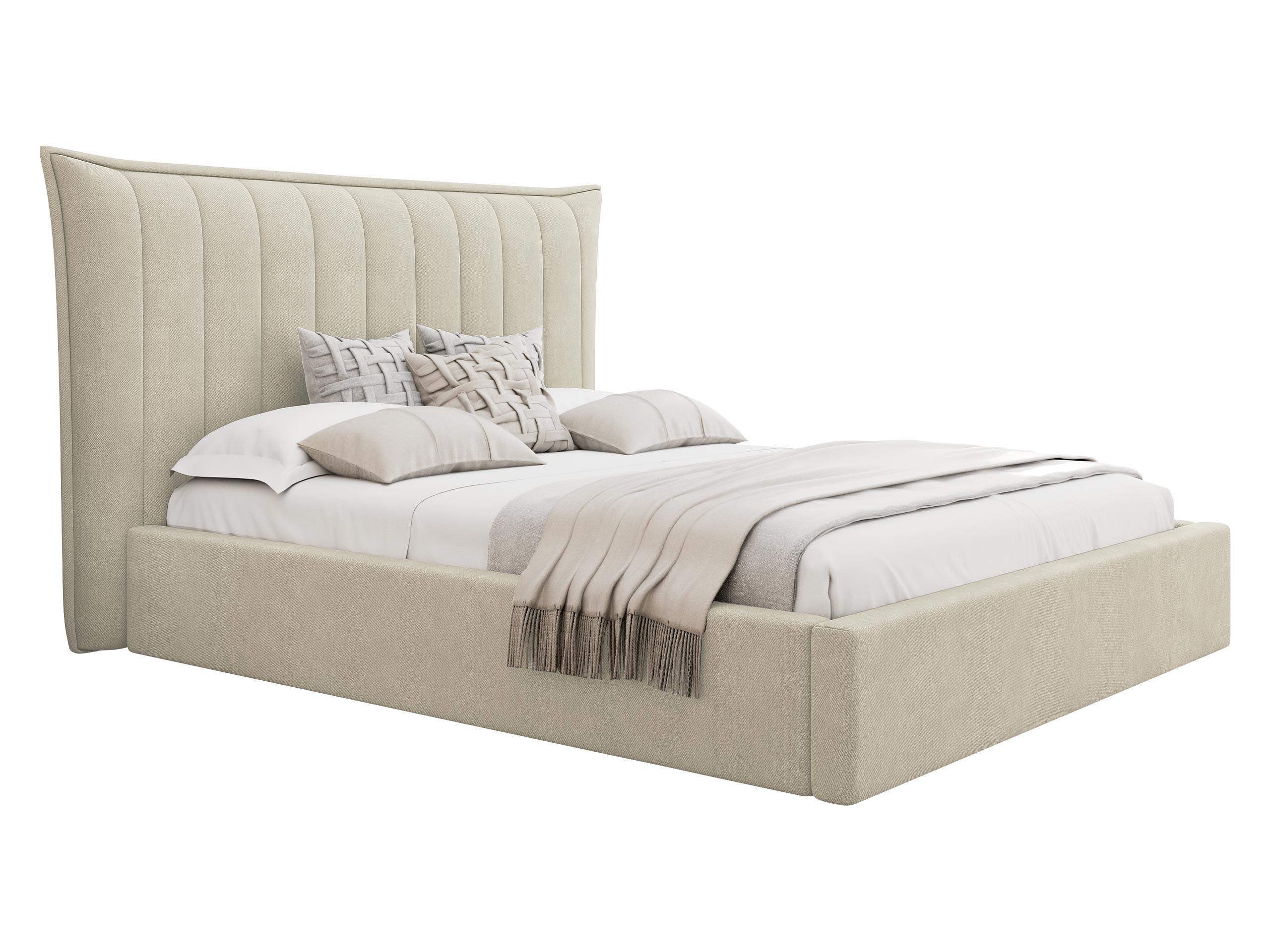 POLSTERBETT Lilikus - Beige/Naturfarben, Holz/Holzwerkstoff (160/200cm) - MIRJAN24
