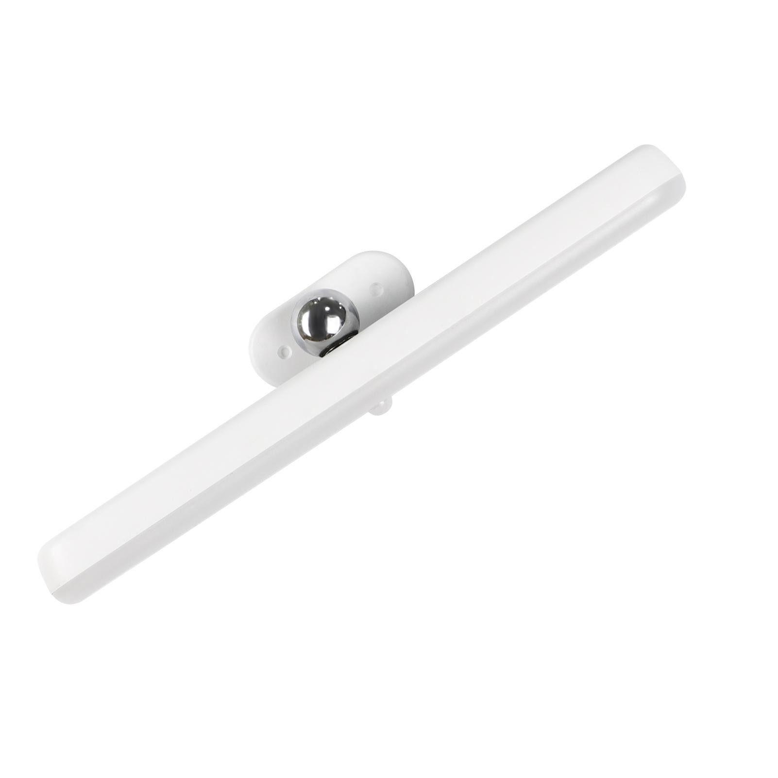 LED-WANDLEUCHTE Luminaria 28/4/7.5 cm - Weiß, Kunststoff (4/7.5/28cm) - ZMH