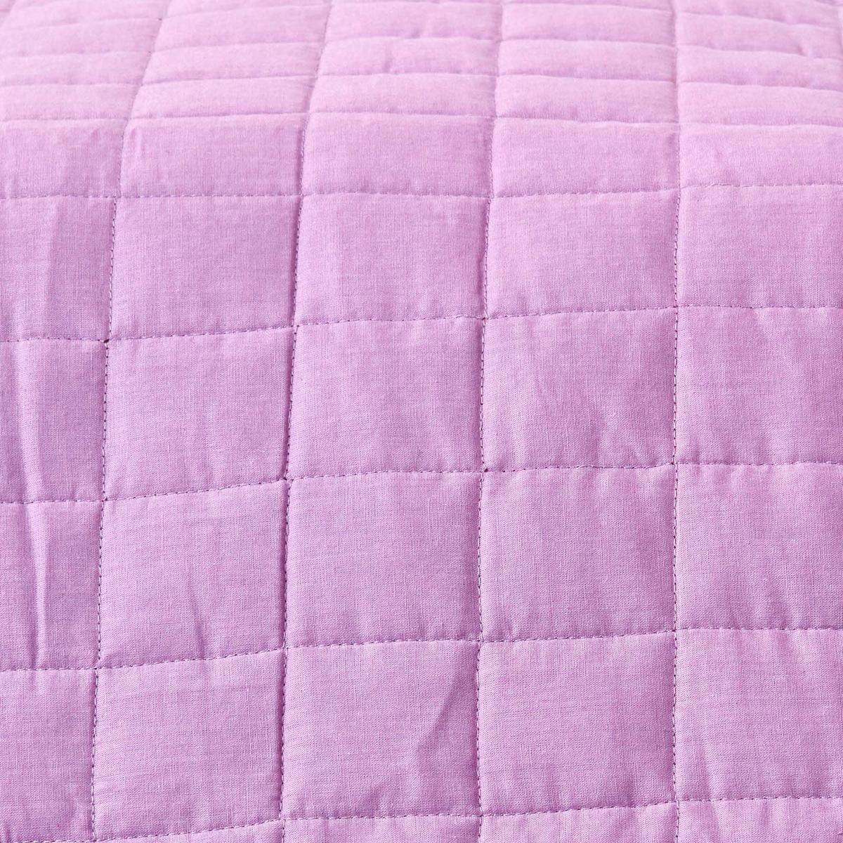 TAGESDECKE gesteppt mit Wende-Design, 230/250 cm - Pflaume, Textil (230/250cm) - Homescapes