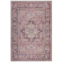 TEPPICH Waschbar HALD, klassisch im Vintage-Stil, Rosa, 80 x 150 cm - Rosa, Textil (150/80cm) - KADIMA DESIGN