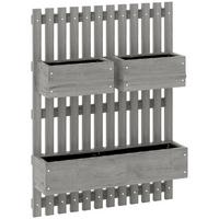 HOCHBEET Tannenholz Grau - Grau, Holz (16/80/60cm) - Outsunny