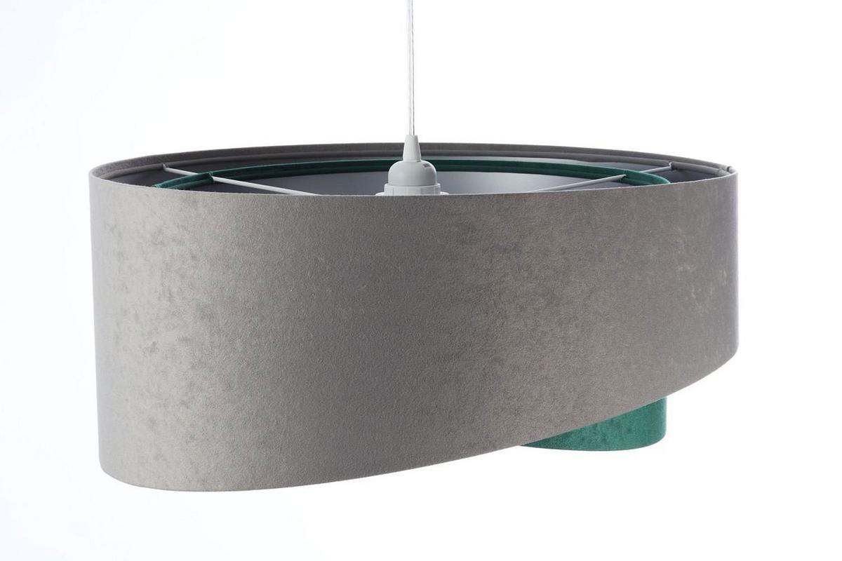 HÄNGELEUCHTE Grau 50/23 cm - Grün, Kunststoff (50/1/23cm) - ONZENO