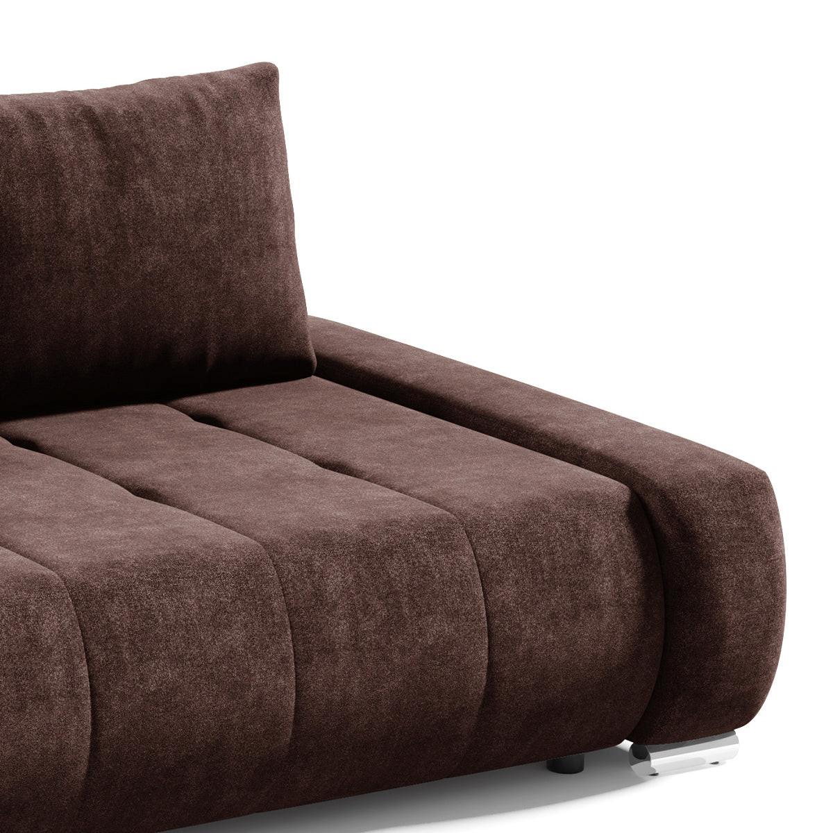 SCHLAFSOFA Jonas 3 Sitzplätze Braun - Braun, Holzwerkstoff (240/85/110cm) - Petits-meubles