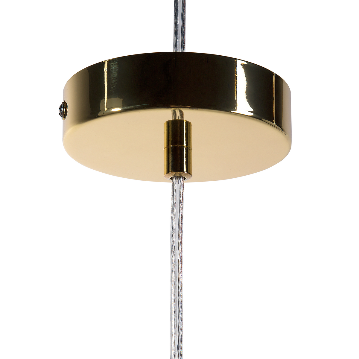 HÄNGELEUCHTE Tordino 38/38/115 cm - Goldfarben, Metall (38/38/115cm) - Beliani