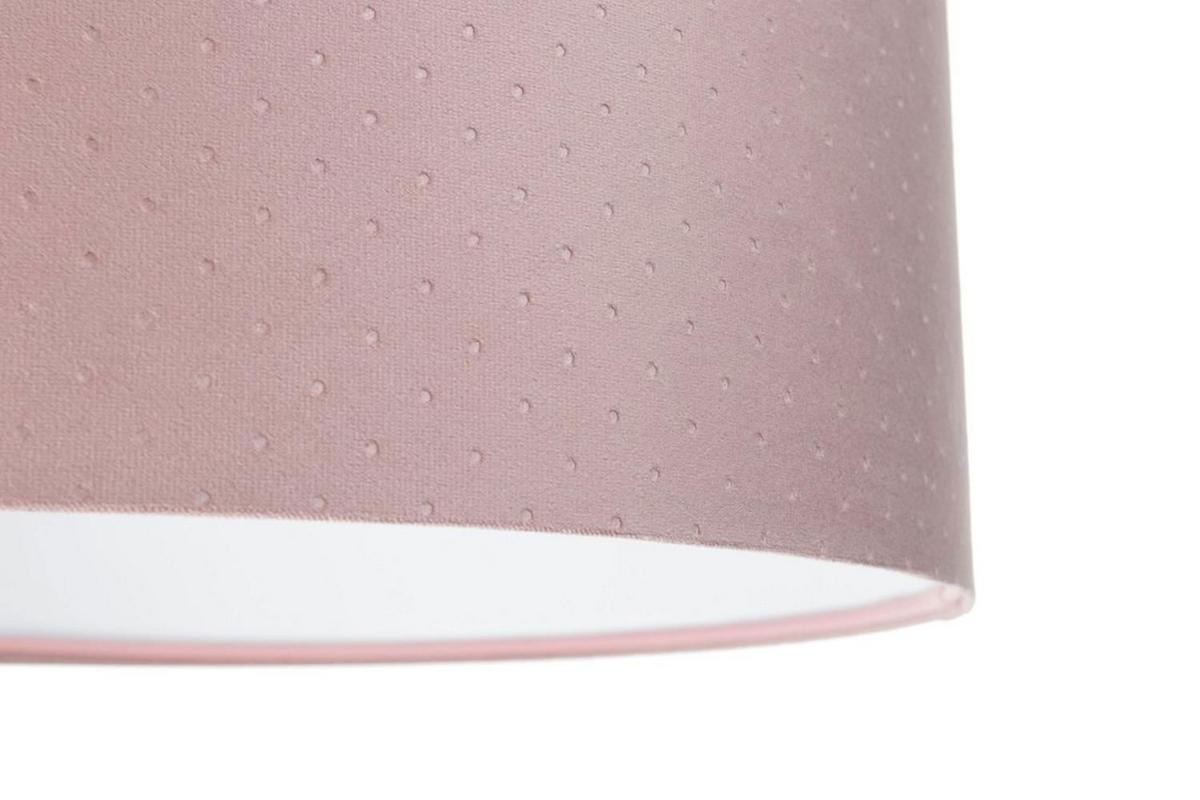 HÄNGELEUCHTE Rosa 40/20 cm - Pink/Weiß, Kunststoff (40/0.6/20cm) - ONZENO