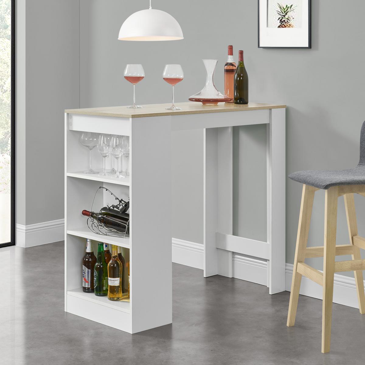 BARTISCH Kouvala - Beige, Holzwerkstoff (50/110/103cm) - [en.casa]