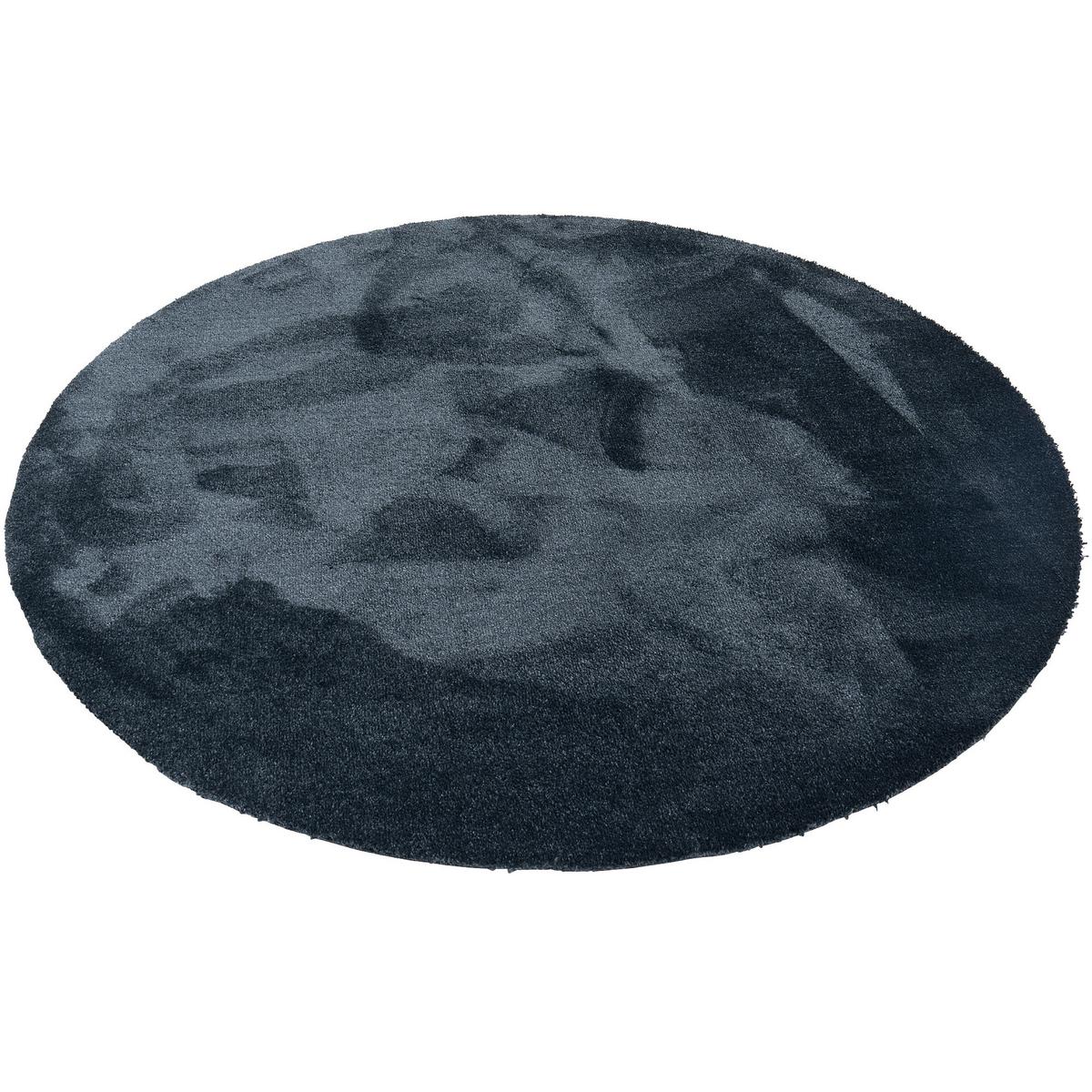 SUPER SOFT HOCHFLORTEPPICH LIVORNO RUND - Anthrazit, Textil (100/100cm) - Snapstyle
