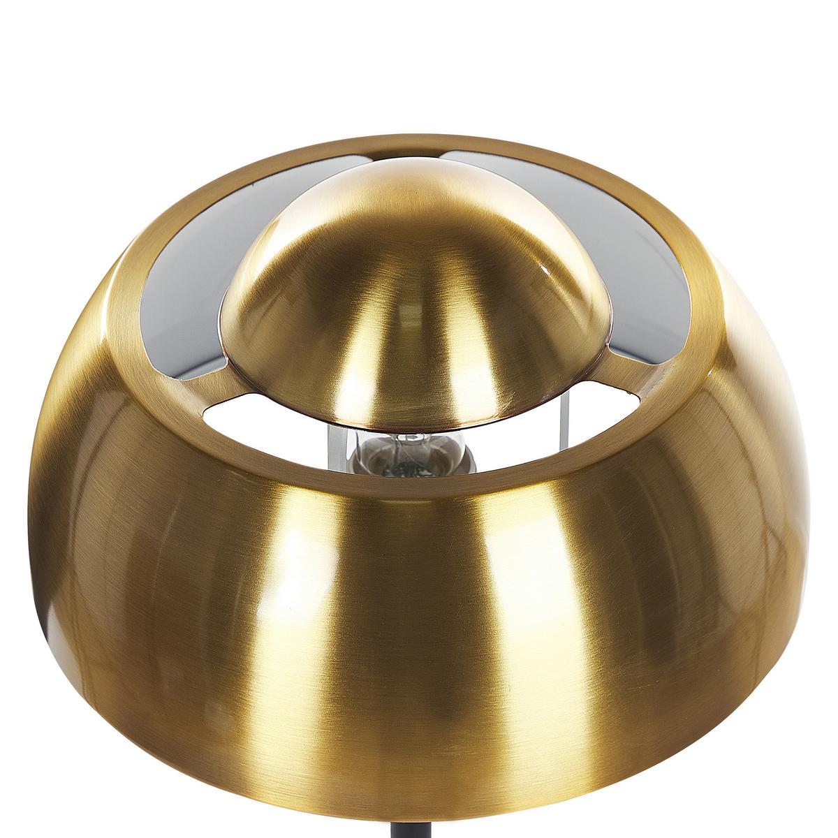 TISCHLAMPE Senette 24/24/44 cm - Schwarz, Metall (24/24/44cm) - Beliani