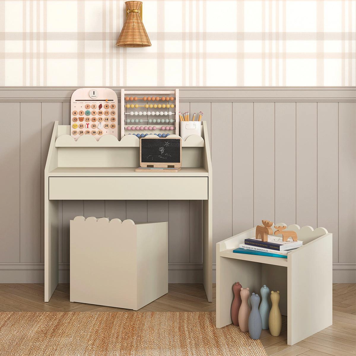 SCHREIBTISCH Book Nook Beige - Beige, Holzwerkstoff (31/35.5/31cm) - Petits-meubles