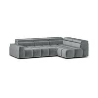 ECKSOFA Darcy - Grau, Holzwerkstoff/Textil (305/210cm) - Fun Möbel