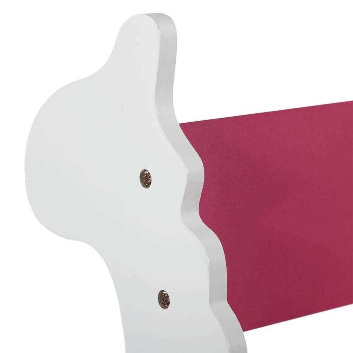 KINDERSESSEL aus Holz, pink, 33x55x52cm - Rosa, Holzwerkstoff (33/51.5/55cm) - Wanderlust
