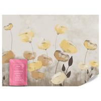 FOTOTAPETE Blumen Feldpflanzen Abstraktion 450x315 - Gelb/Beige, Papier (450/315cm) - Muralo