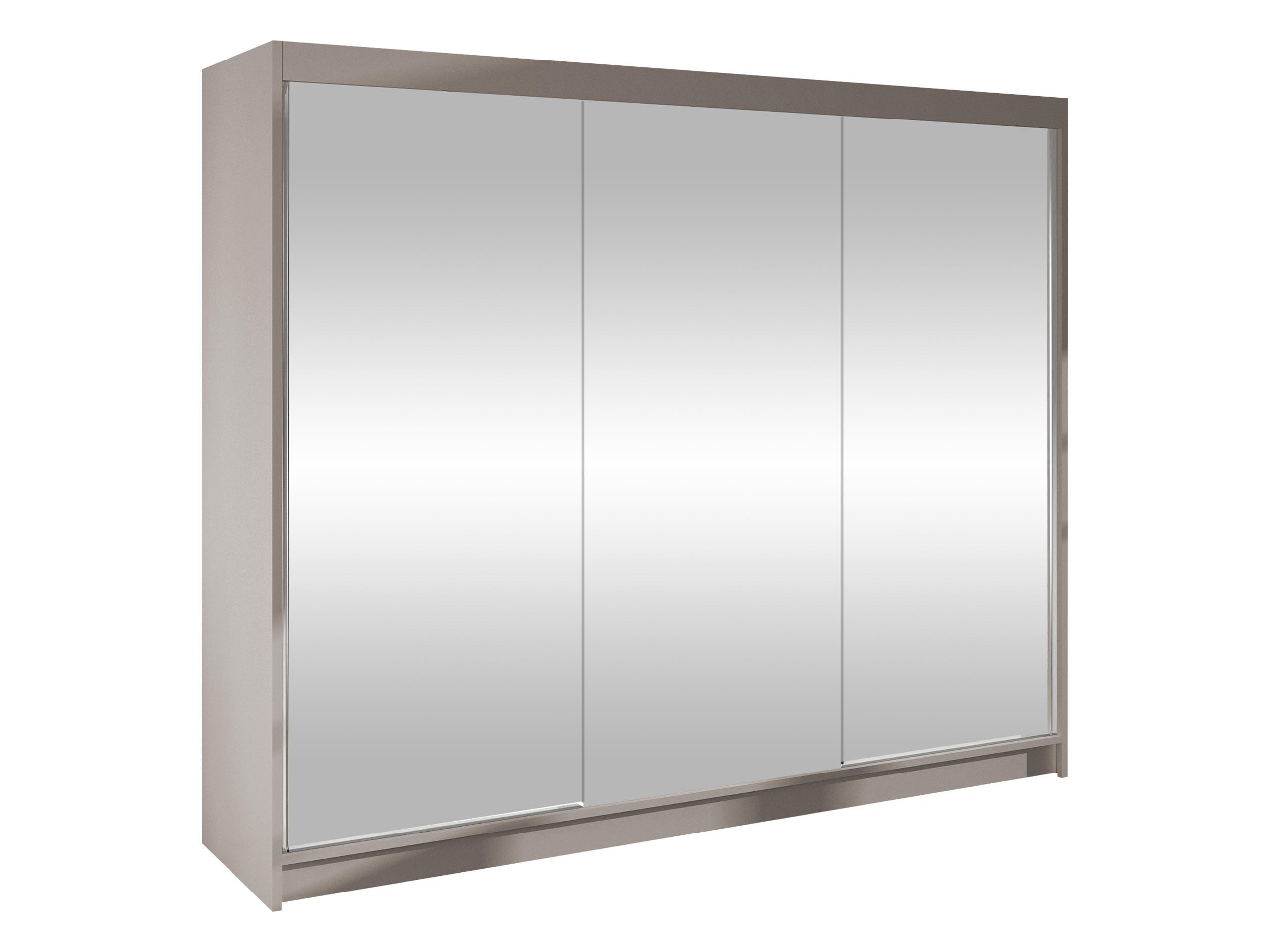 SCHWEBETÜRENSCHRANK Derby III - Kaschmir, Holzwerkstoff/Metall (200/215/58cm) - MIRJAN24