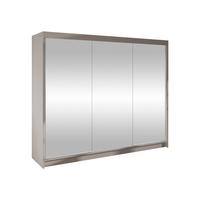 SCHWEBETÜRENSCHRANK Derby III - Kaschmir, Holzwerkstoff/Metall (200/215/58cm) - MIRJAN24