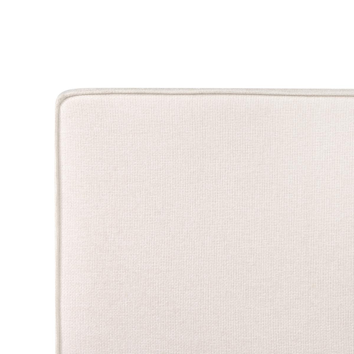BETT mit Stauraum 180/200 cm Stoff Cremeweiß Lagarde - Creme, Textil (180/200cm) - Beliani